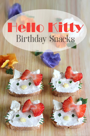 Hello Kitty Theme Birthday Snacks
