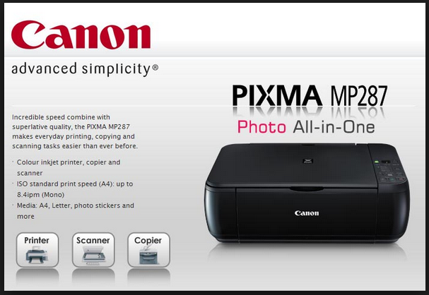 Free Download Canon Mp287 Installer - Canon Mp287 Printer Driver
