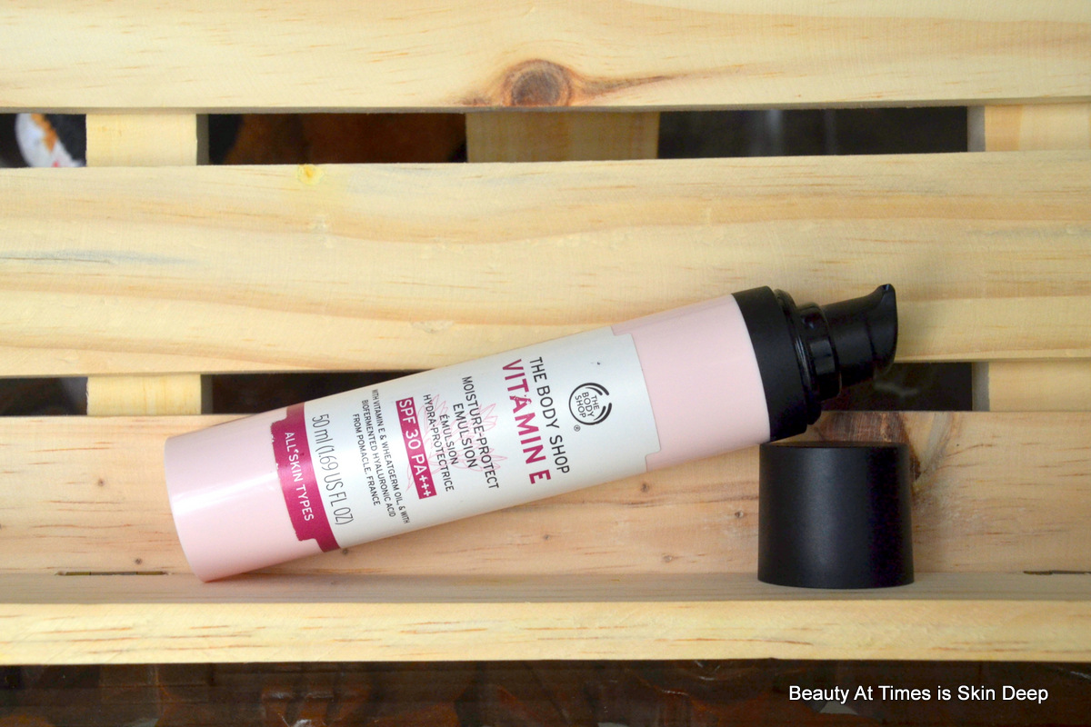Beauty At Times is Skin Deep The Body Shop Vitamin E Lotion SPF 30 PA