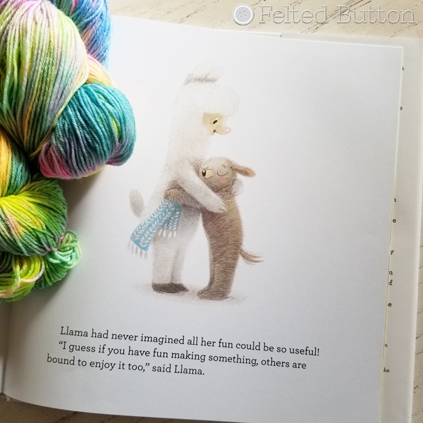Crafty Llama Book Review by Susan Carlson of Felted Button