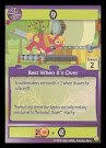 My Little Pony Rest When It's Over GenCon CCG Card