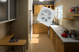 Cách lựa chọn quạt hút cho không gian nhà bếp Tfv-256gsv-8