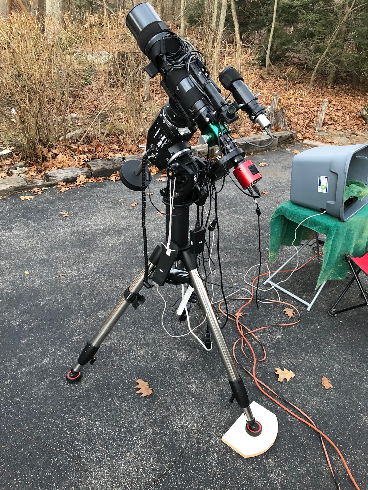 AstroQuest1 Cable Management and Telescope Setup (2019)
