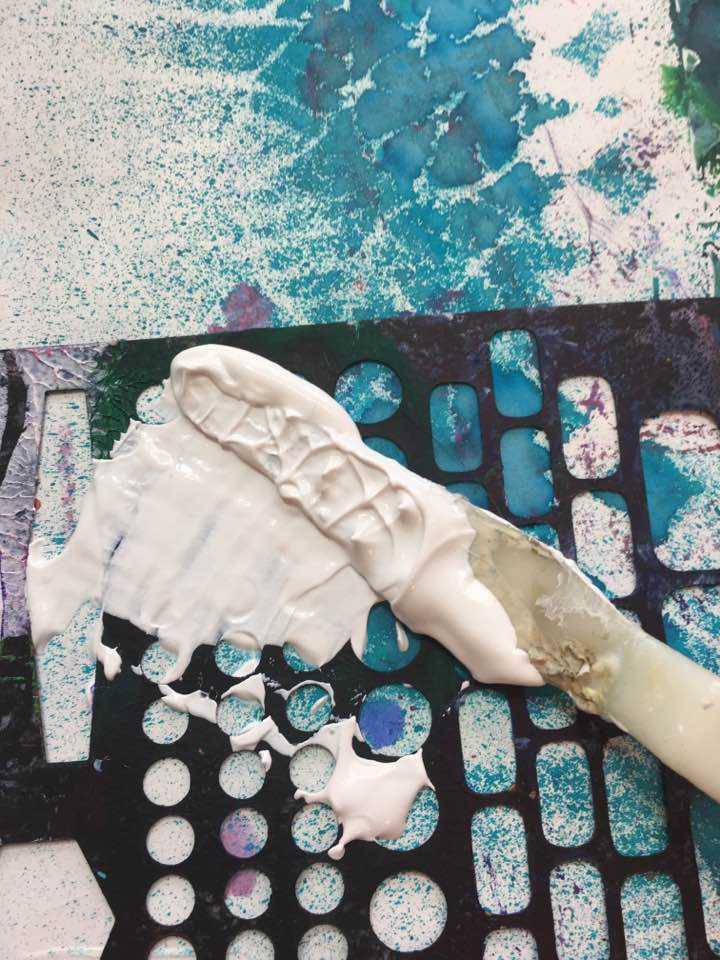 Art Journaling on Purpose Ways to Use Gesso