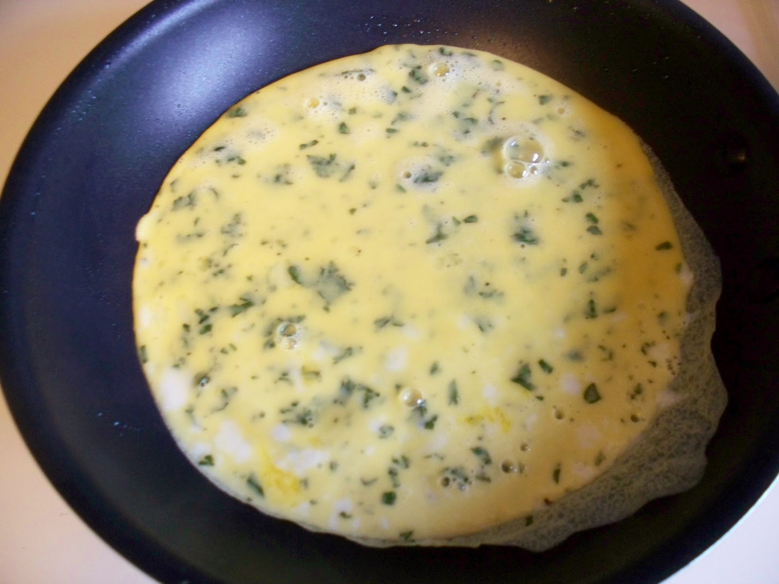 Fit and Lovin' it Tomato Omelet with Goat Cheese and Herbs