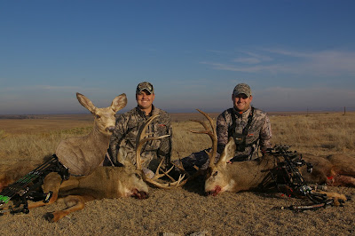 brothers hunting mule deer bucks