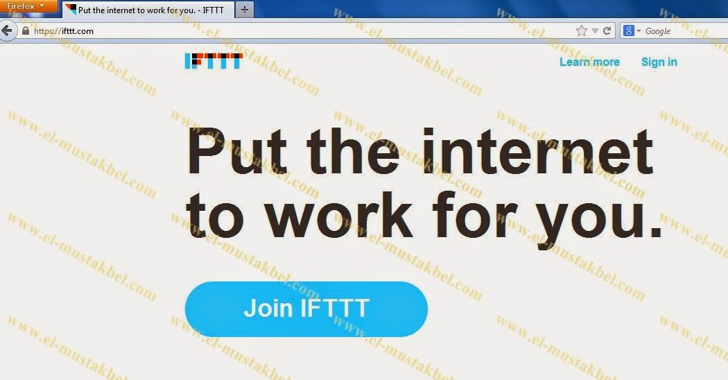شرح موقع ifttt لربط حسابات المواقع الإجتماعية لتعمل معا تلقائيا