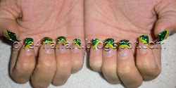 bay packers nail simple cute really yet very