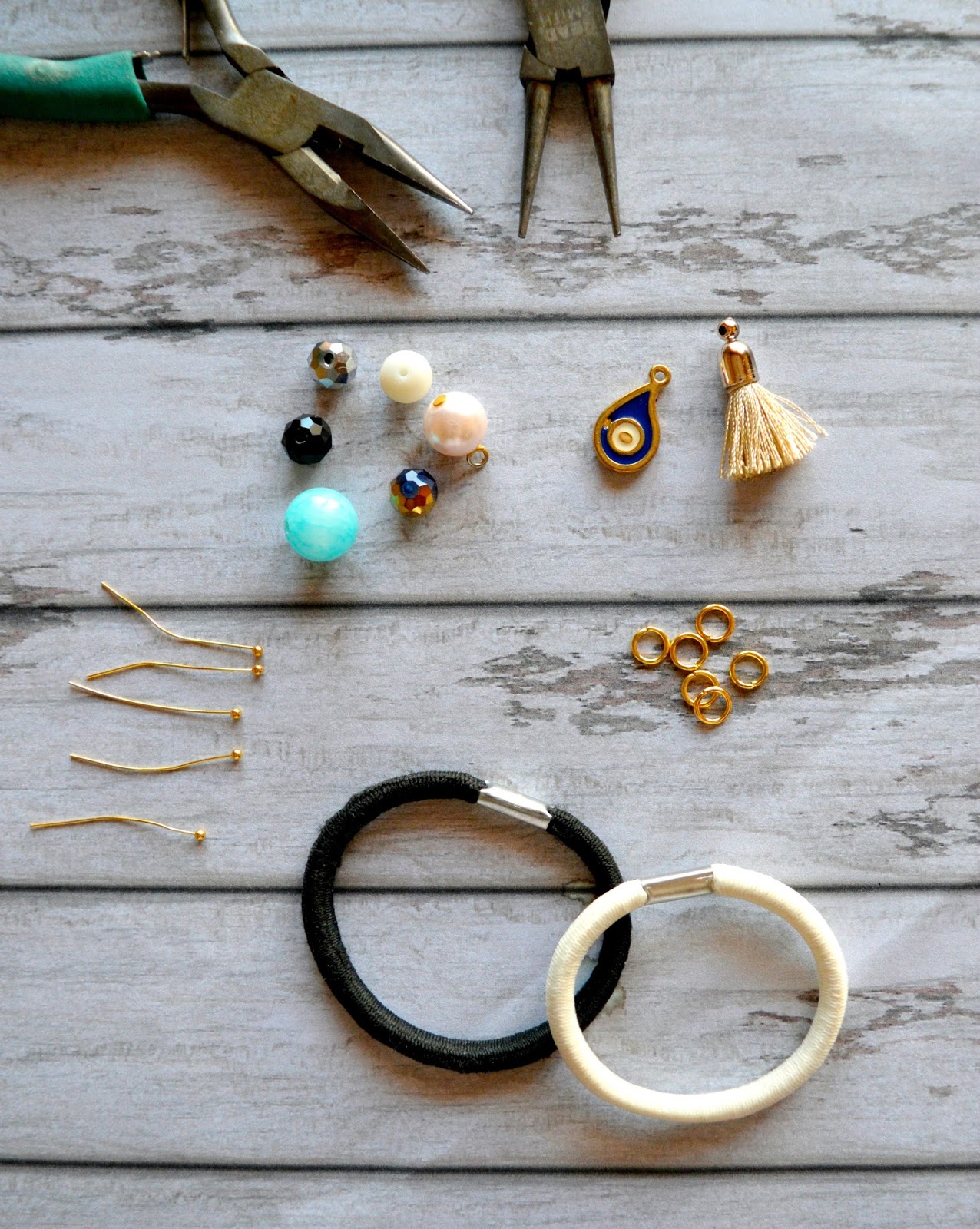 How to make beaded ponytail holders! happy girly crafty