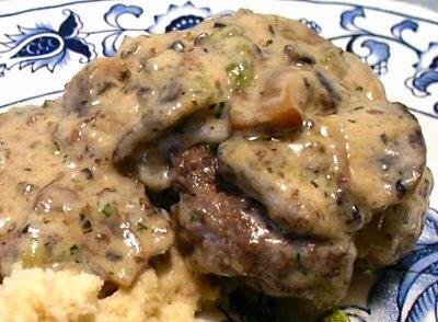 FUN RECIPE WORLD : Beef Patties With Mushroom Gravy Recipe