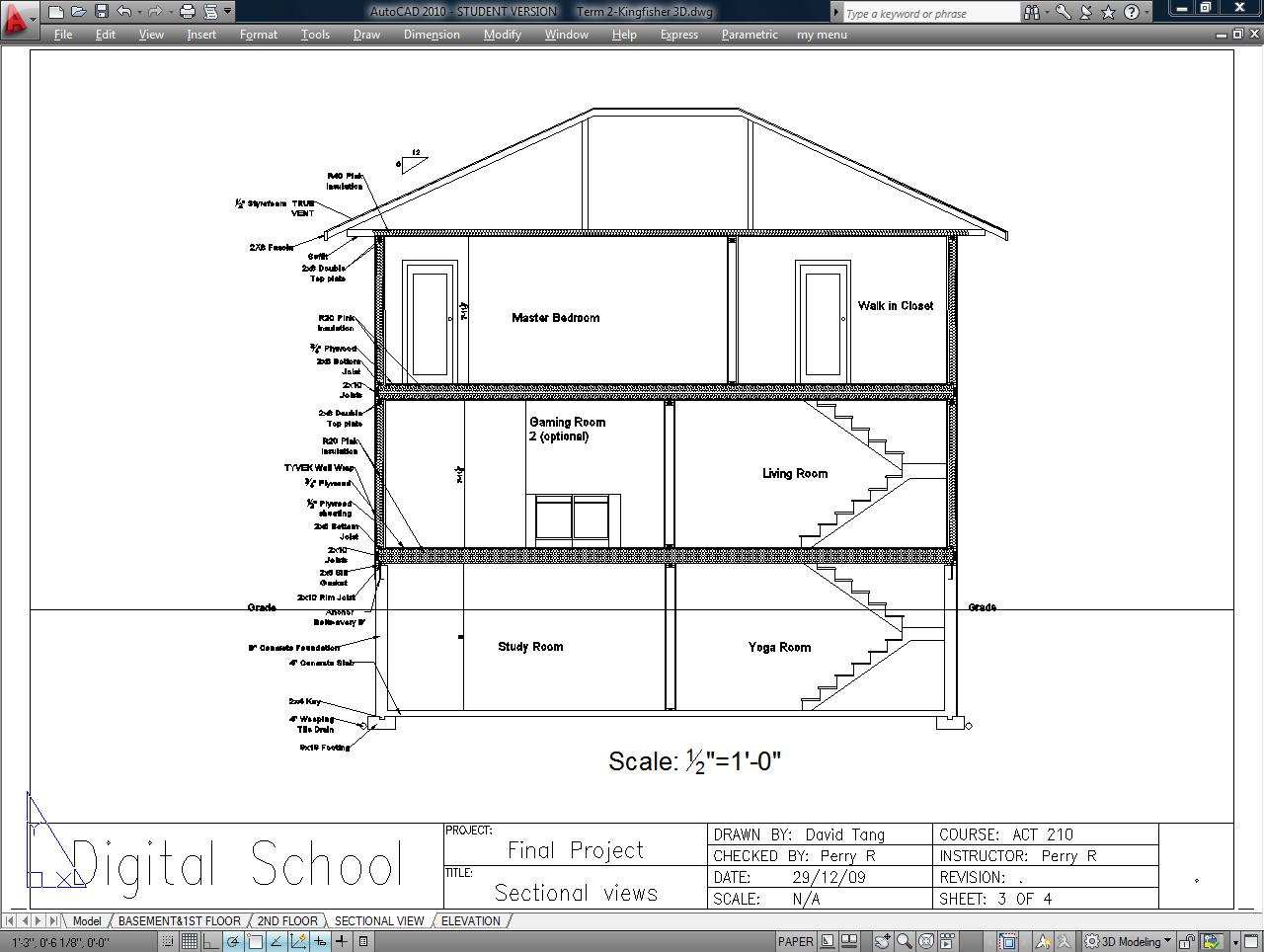 Portfolio Drawings Architectural I CAD