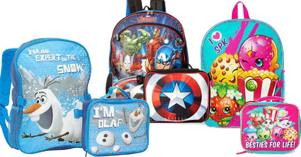 Kids School Backpack & Lunch Bag Sets As Low As $12! | JustAddCoffee ...