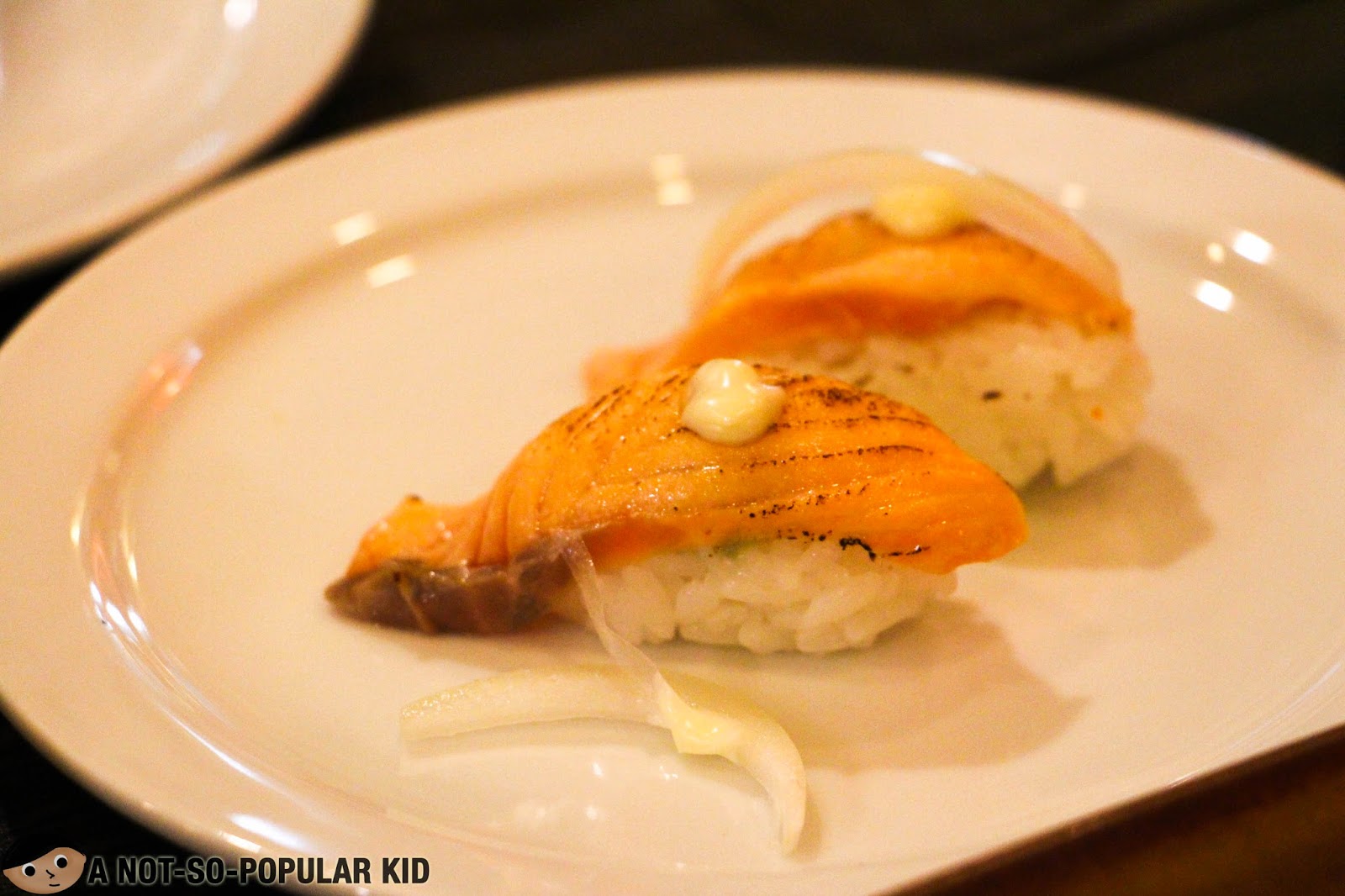 Fatty Salmon Sushi of Genji-M