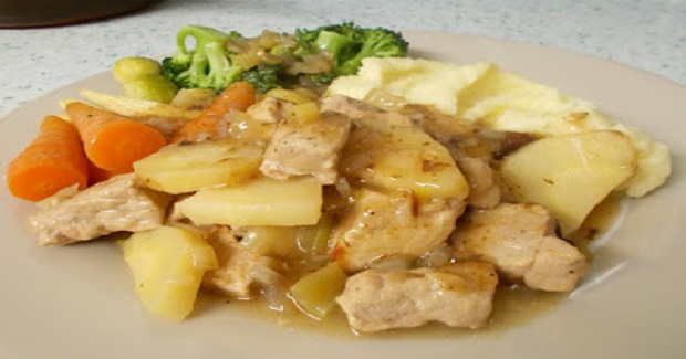 Diced Pork With Parsnips & Celery In Cider Recipe Diced Pork With Parsnips & Celery In Cider Recipe