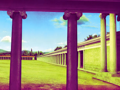Eastern stoa of gymnasium at Olympia revealed Eastern stoa of gymnasium at Olympia revealed