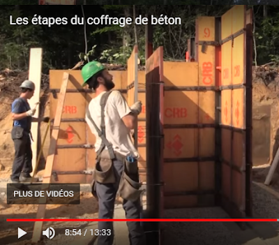 Le coffrage de béton expliquée étape par étape à télécharger en format pdf.