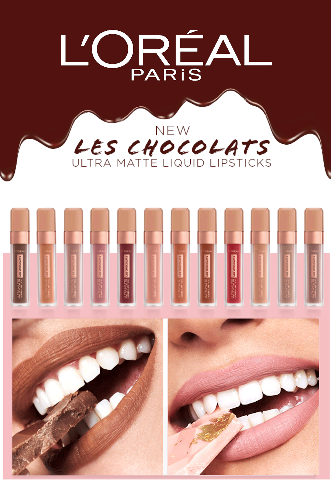 L'ORÉAL PARIS: LES CHOCOLATS ULTRA MATTE LIQUID LIPSTICK
