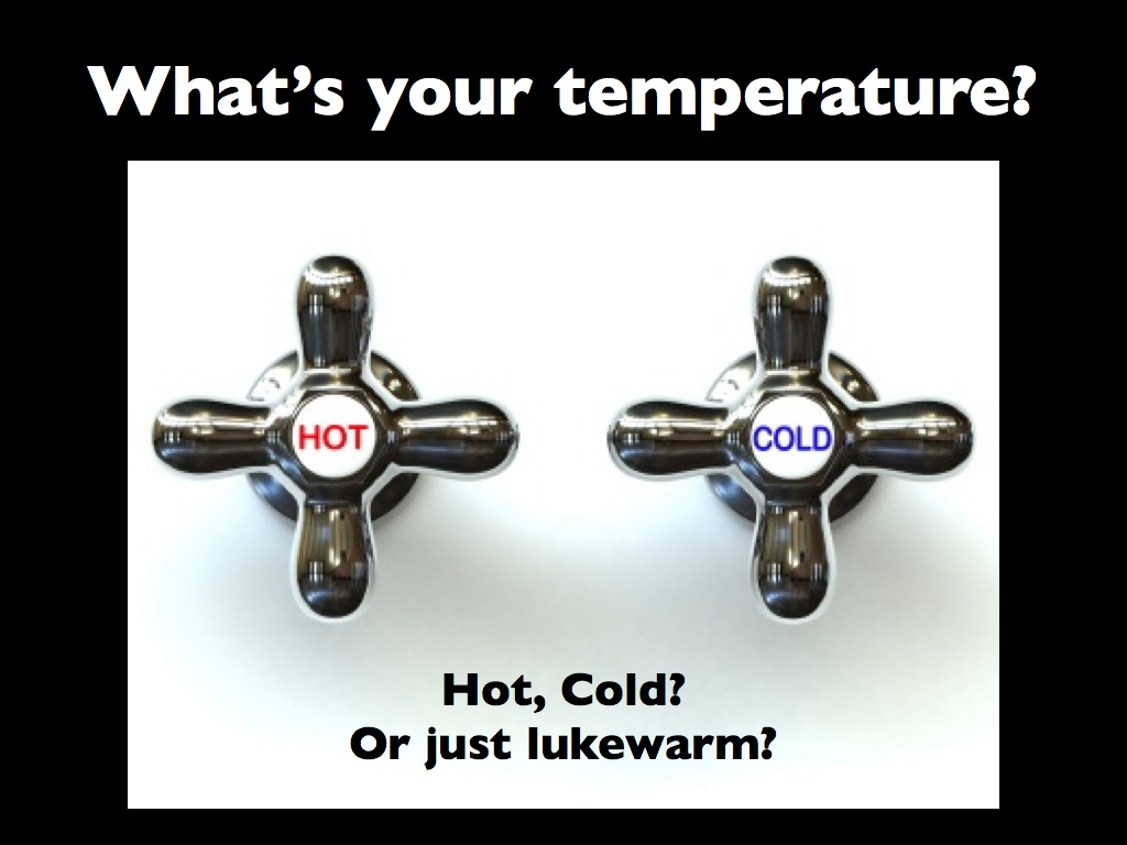 Life As Told By Reese Cold, Lukewarm or Hot?