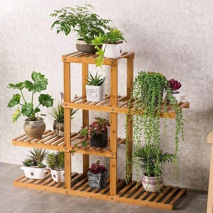 Muebles de madera para macetas y plantas | Construccion y Manualidades