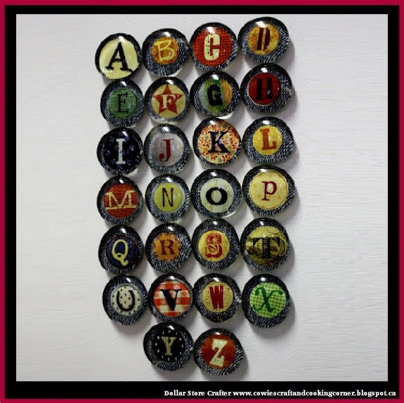 Dollar Store Crafter Turn Dollar Store Clear Glass Gems Into Alphabet