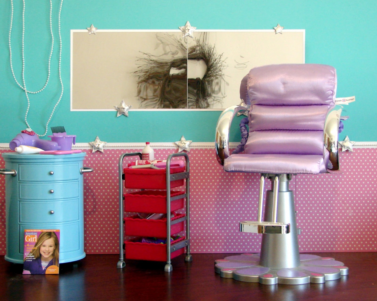 American Girl Doll Play Doll Crafting Make a Doll Salon for Your Dolls!