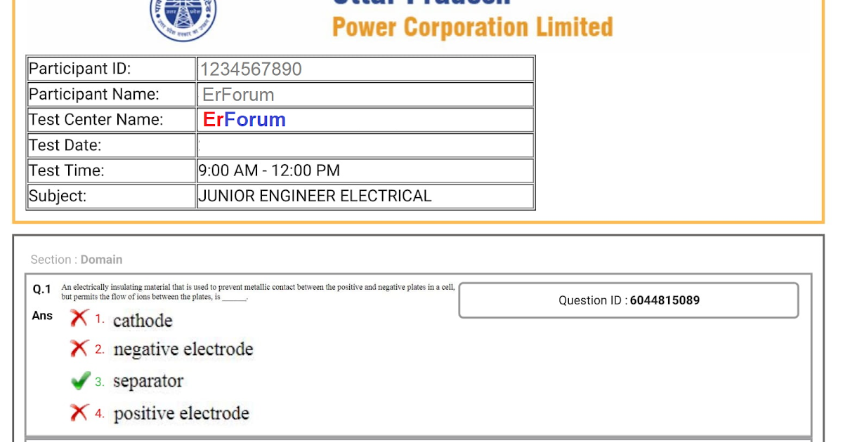 [PDF] UPPCL JE Previous Solved Paper for All Branches