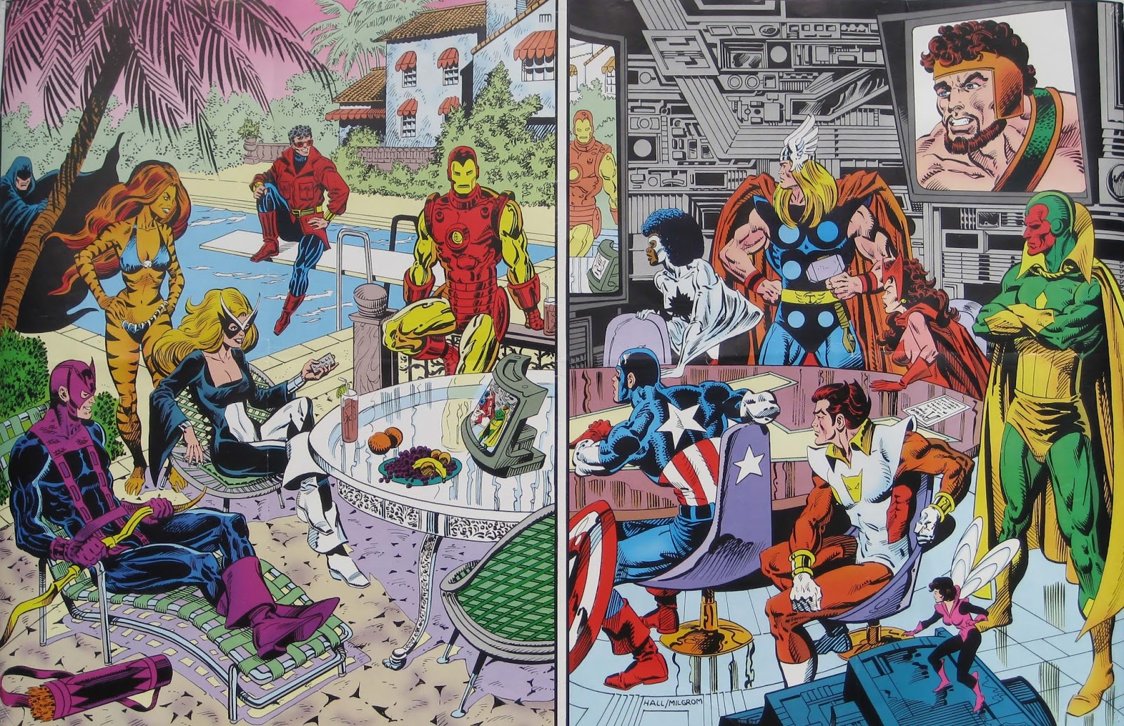 Marvel Comics of the 1980s 1986 Marvel Press Posters