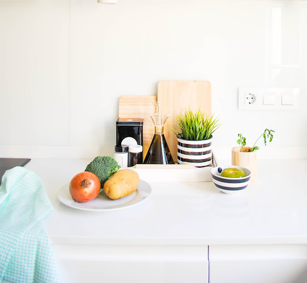 Cocina con elementos de temporada