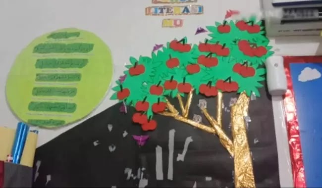 17+ Contoh Pohon Literasi Untuk Anak SD, Untuk Mempercantik Ruangan