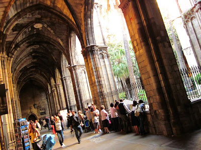 Gothic cloister of the Barcelona Cathedral