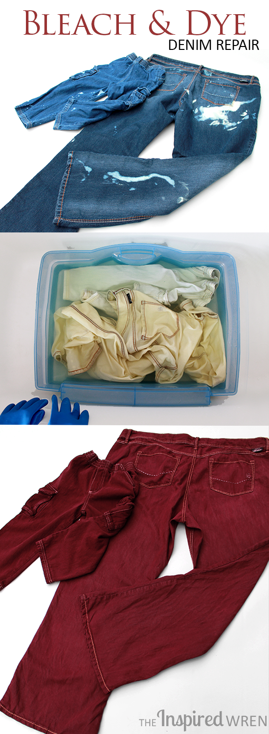 DYEING MY JEANS WITH DYLON: SUPER EASY!!! STEP BY STEP, HOW TO GUIDE. 