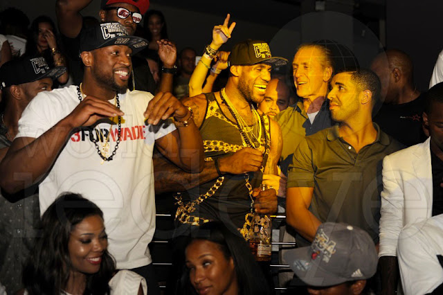 Miami Heat celebrate NBA Championship at Club Story with Drake