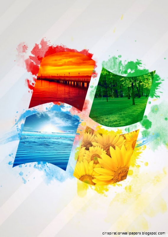 Windows Nature Logo HD desktop wallpaper  High Definition