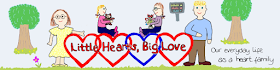 Little hearts, big love banner