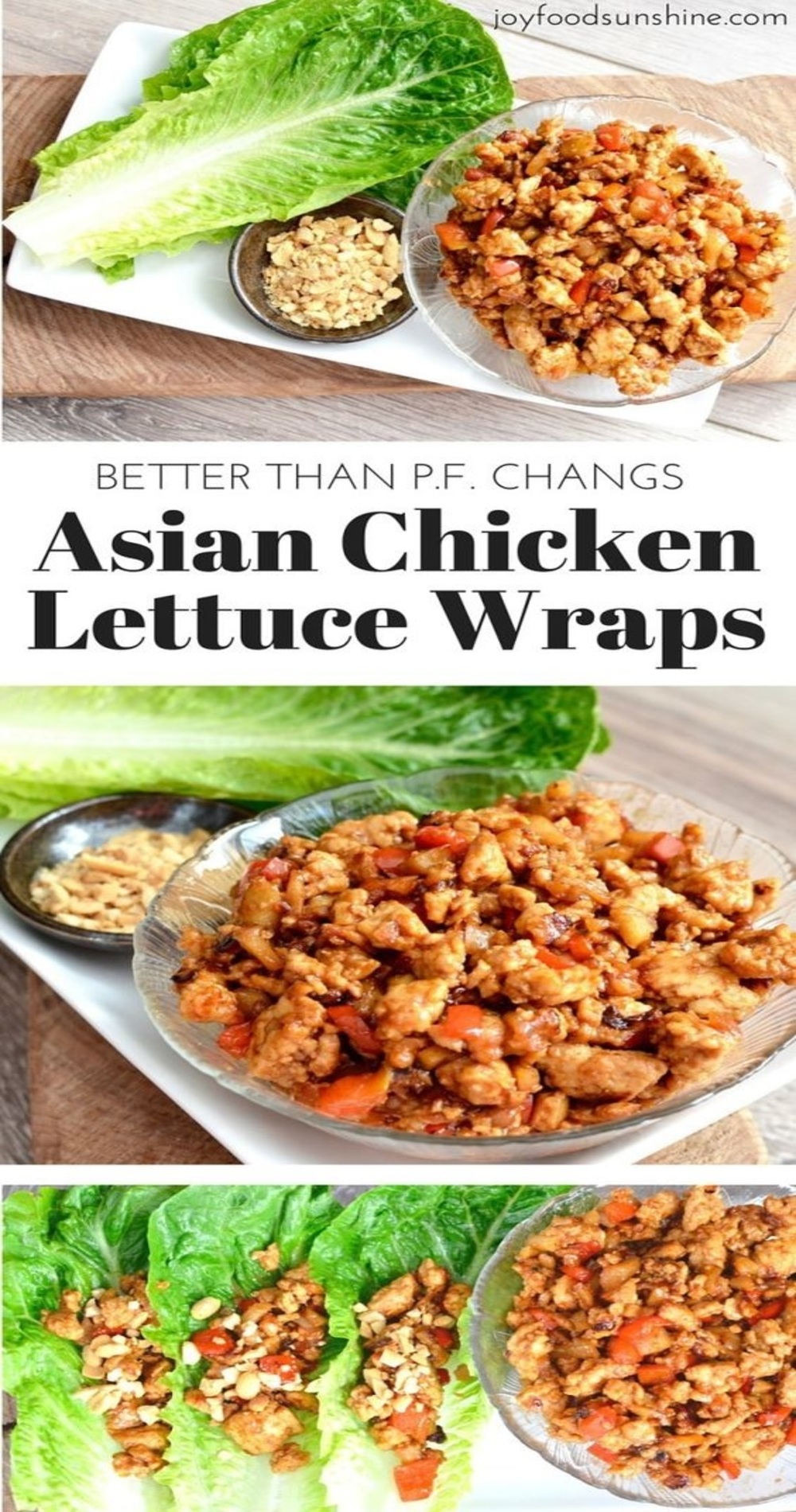 Asian Chicken Lettuce Wraps