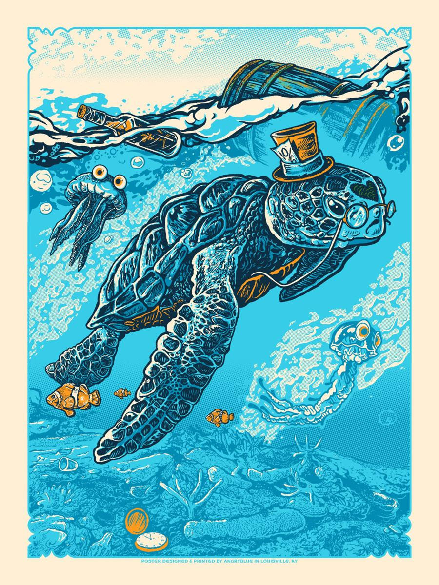 INSIDE THE ROCK POSTER FRAME BLOG Angryblue Forecastle Poster And Prints