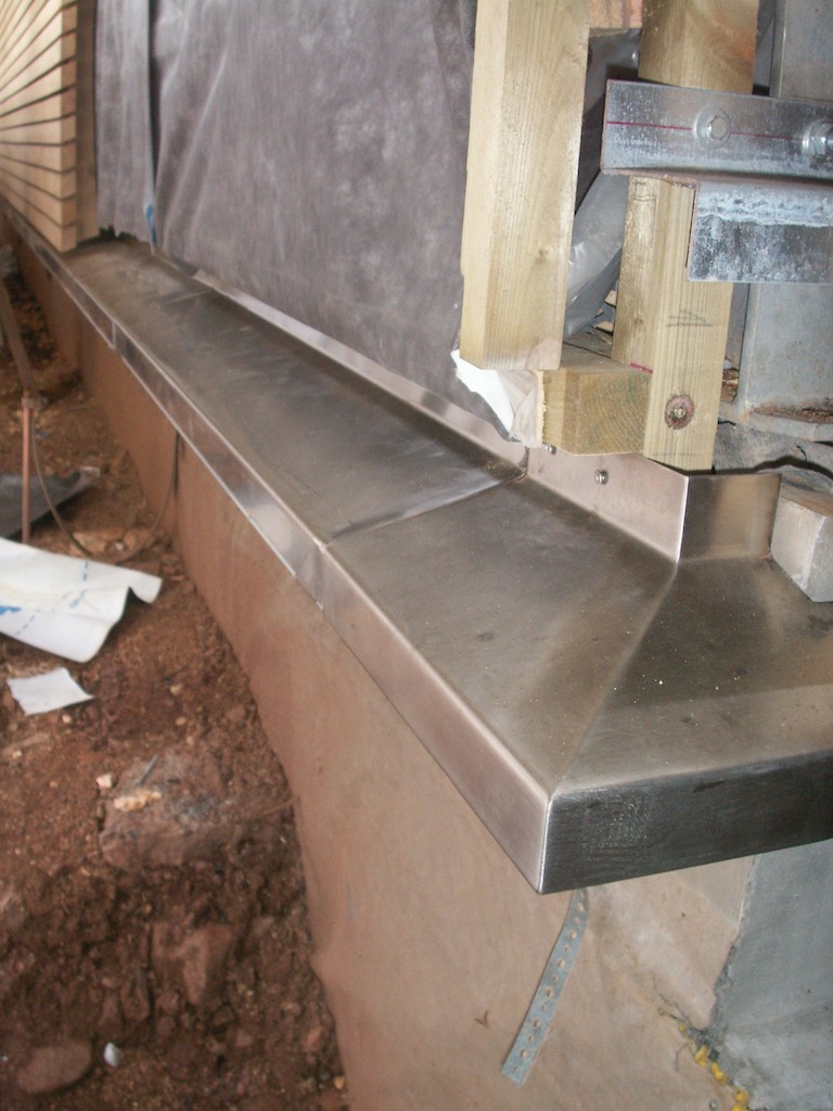 D.R. INTERIORS Stainless steel flashing Site Exeter Museum, Exeter UK