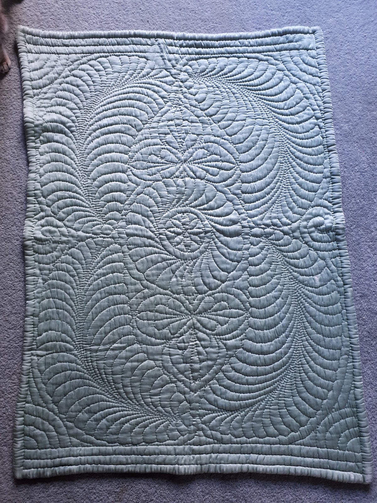 Welsh Quilts Durham Cot quilt 40s or 50s