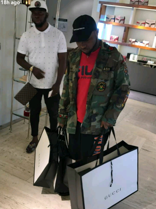 Luxury Addict Davido Spends N1.6Million At Gucci Store In South Africa