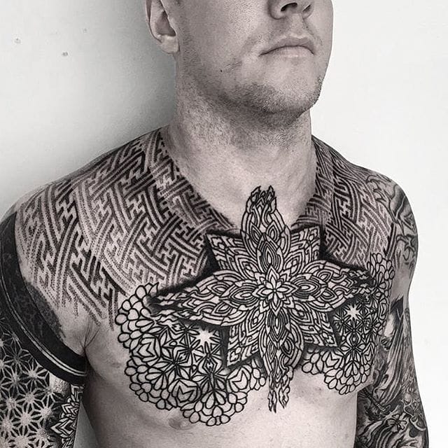 Bold Black Linework by Dave Brian Hilton