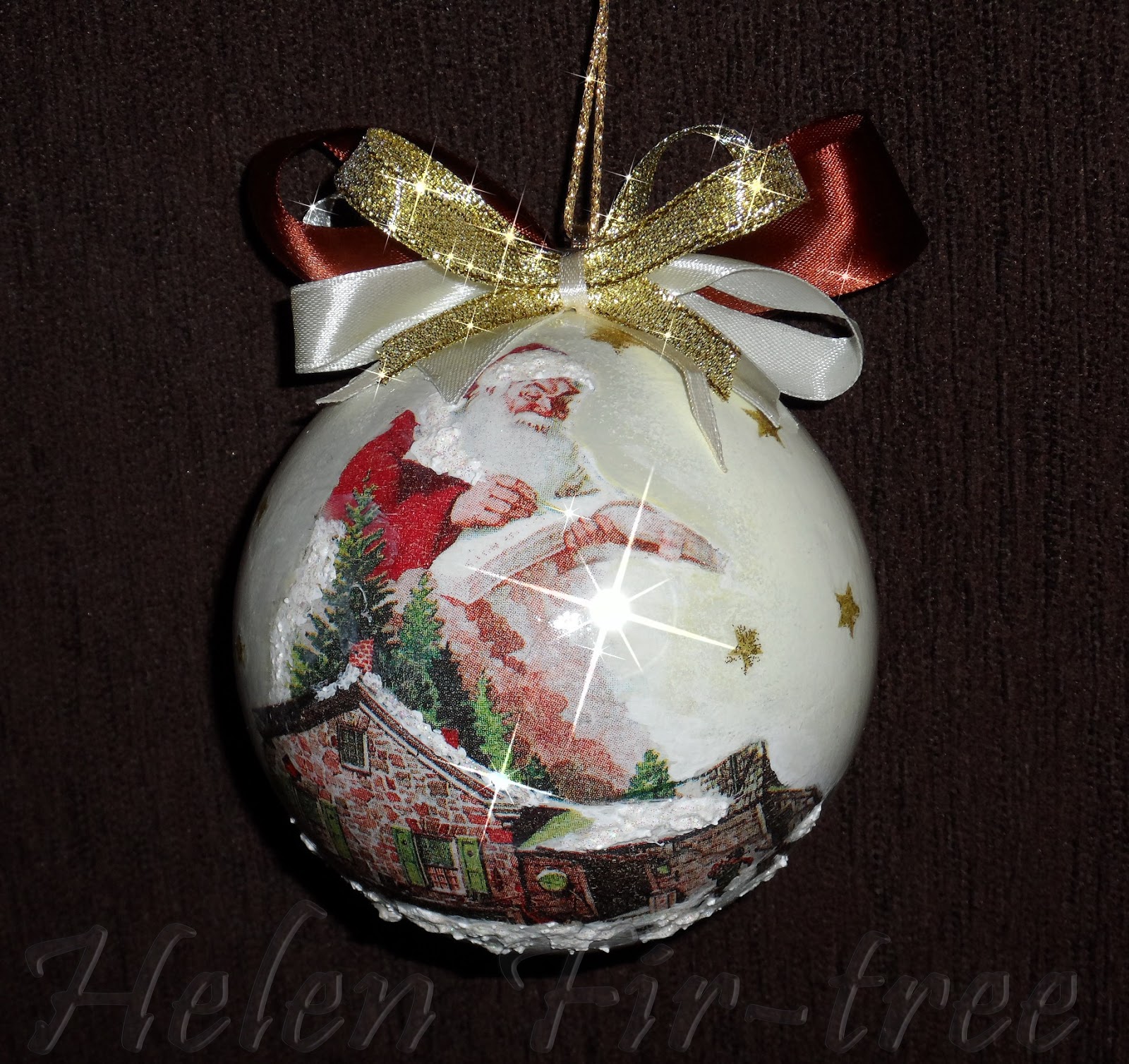 Уютный уголок: Новогодний шар " Желание"