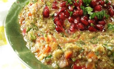 Lebanese Mtabal Eggplant Salad Lebanese Mtabal Eggplant Salad