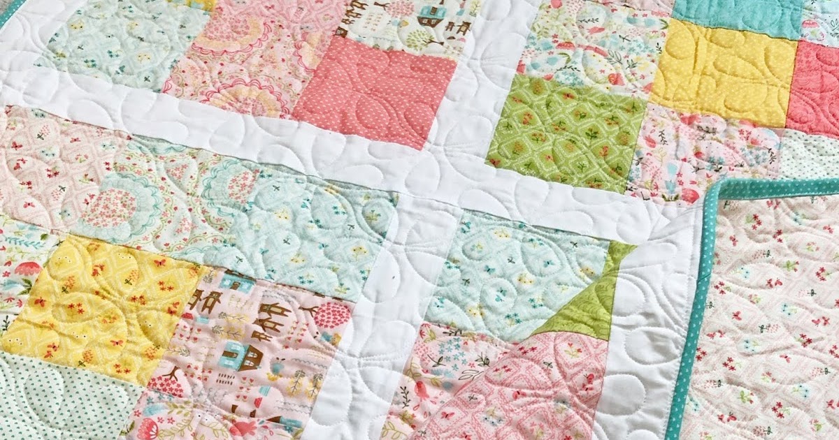 Free Baby Quilt Pattern, Charm Pack Quilt Pattern