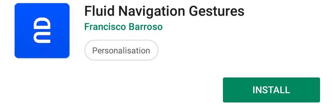 Download fluid navigation gesture android app