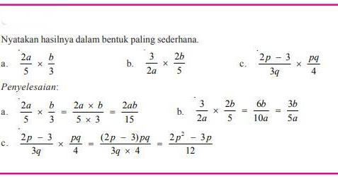 32 Contoh Soal Aljabar Perkalian Kumpulan Contoh Soal