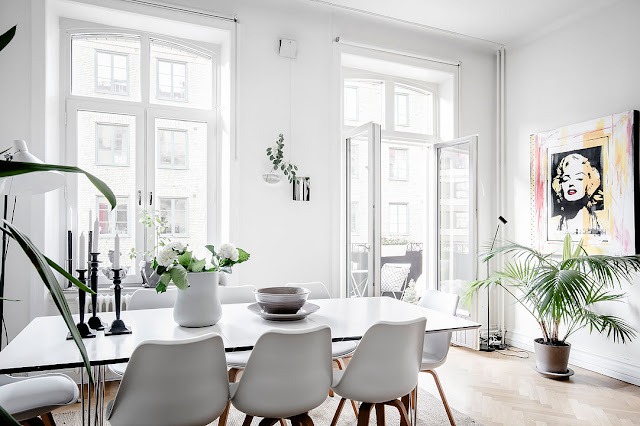 Sveagatan 24, A dreamy white apartment in Göteborg