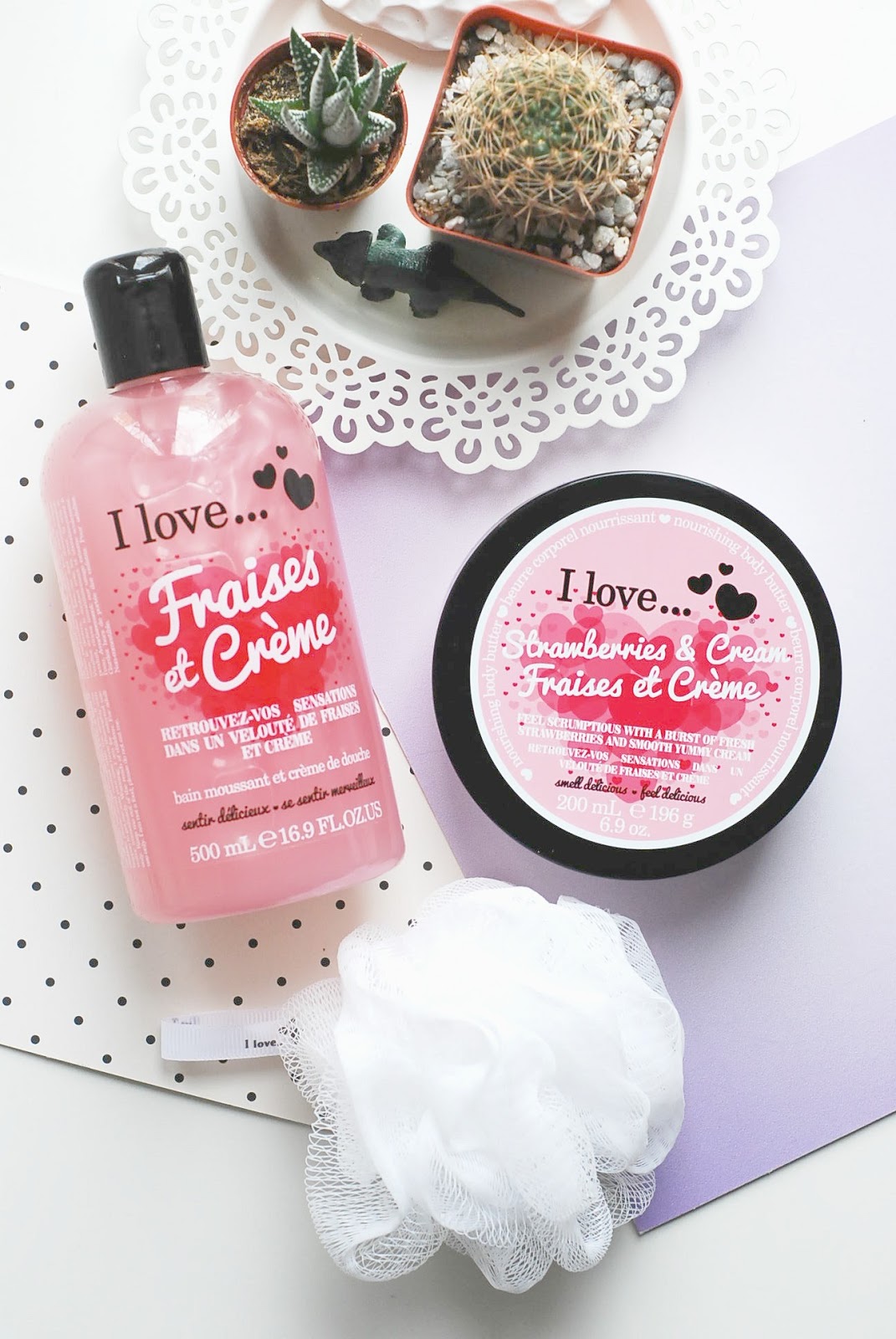 I Love...Strawberries & Cream review, bath products