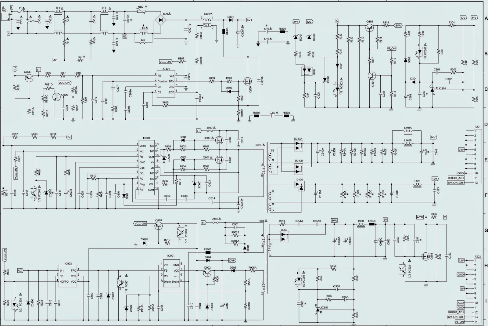 Toshiba 23el933rk схема