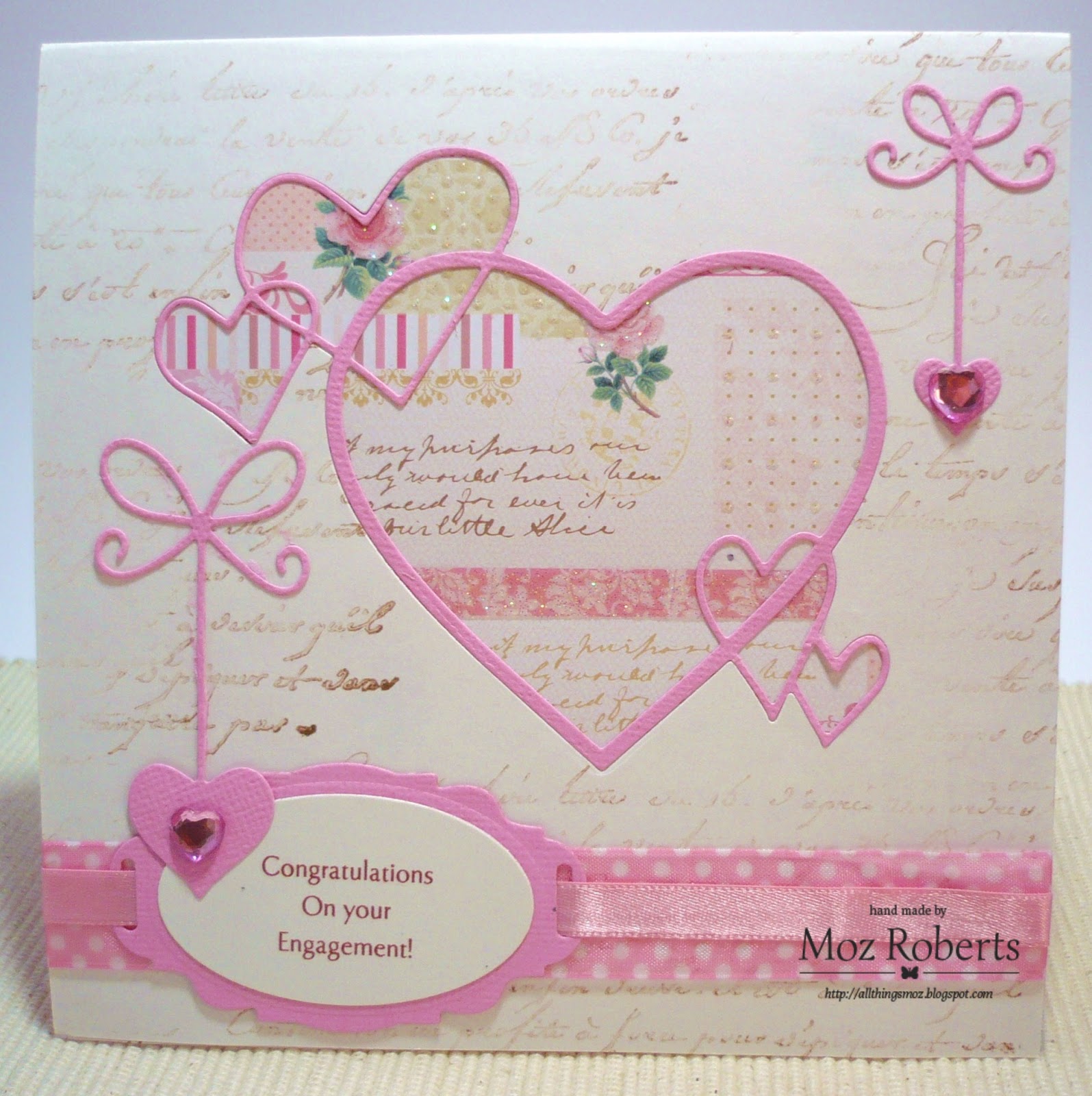 ...all things Moz Engagement Card using Memory Box Dies