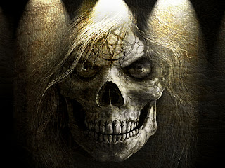 scary horror face skull hd wallpaper